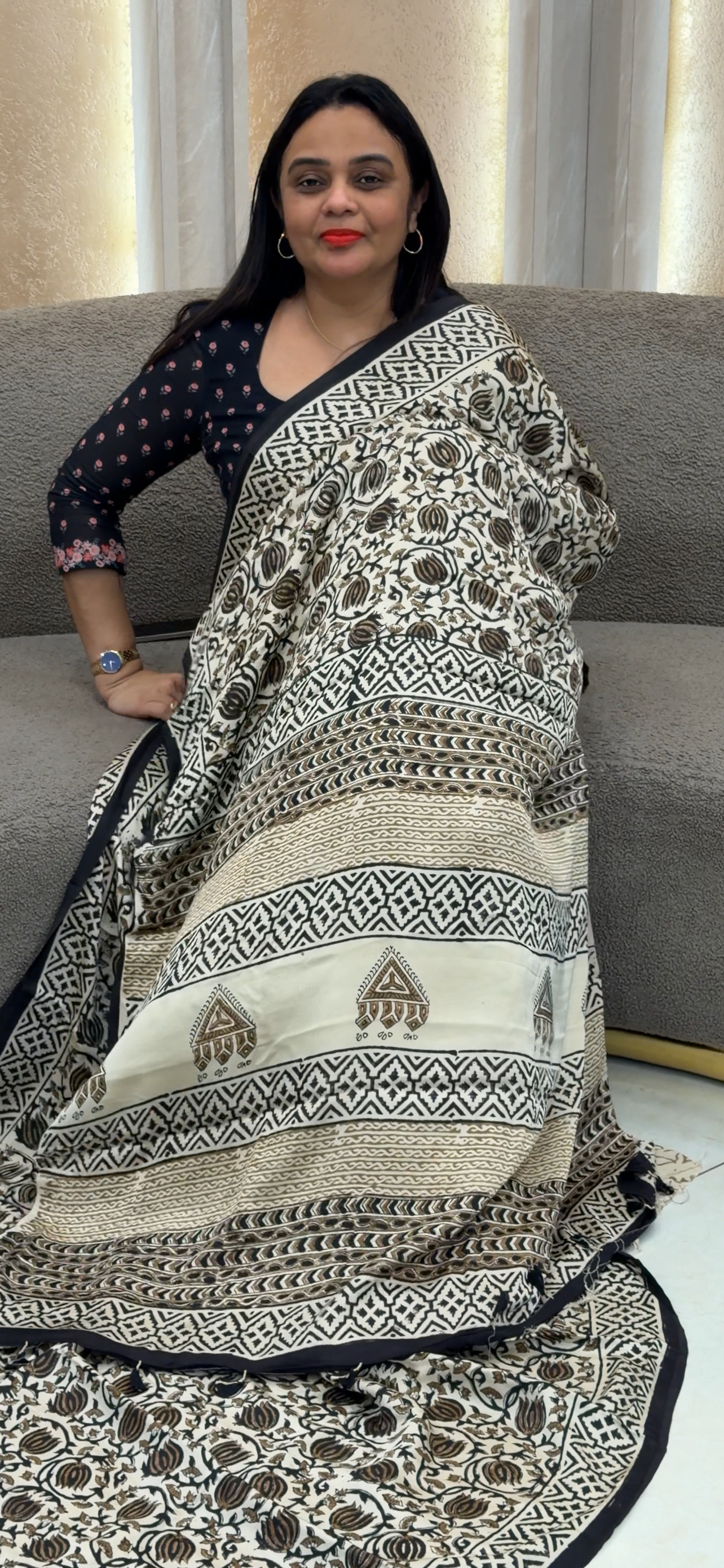 MODAL SILK SAREES - IHA 33390