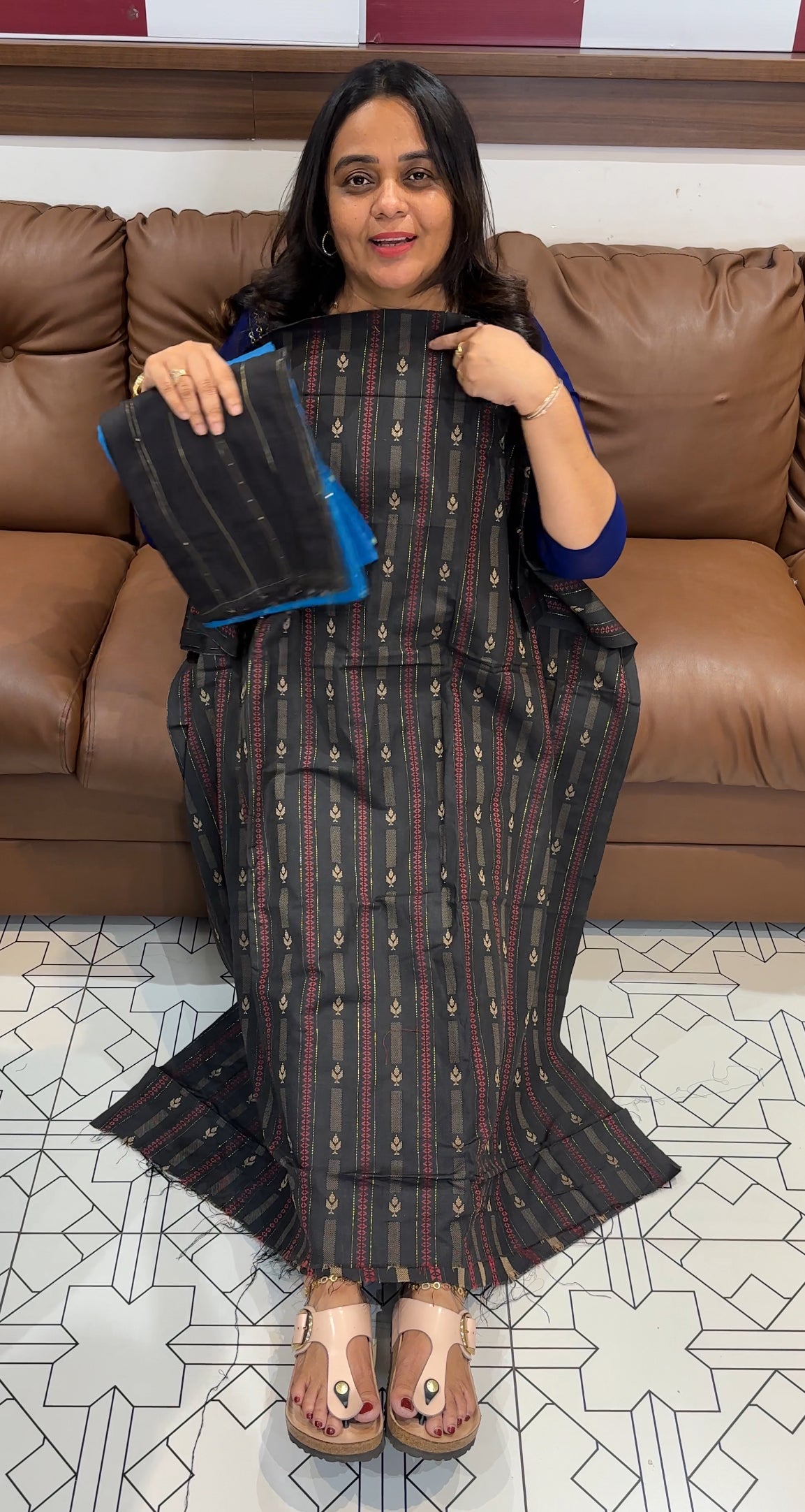 COTTON UNSTITCHED SALWAR SUITS -  IHA 28061