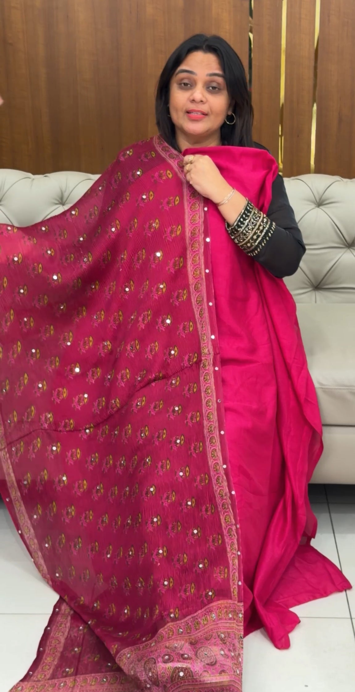 SEMI RAW SILK UNSTITCHED SALWAR SUITS - IHA 29078