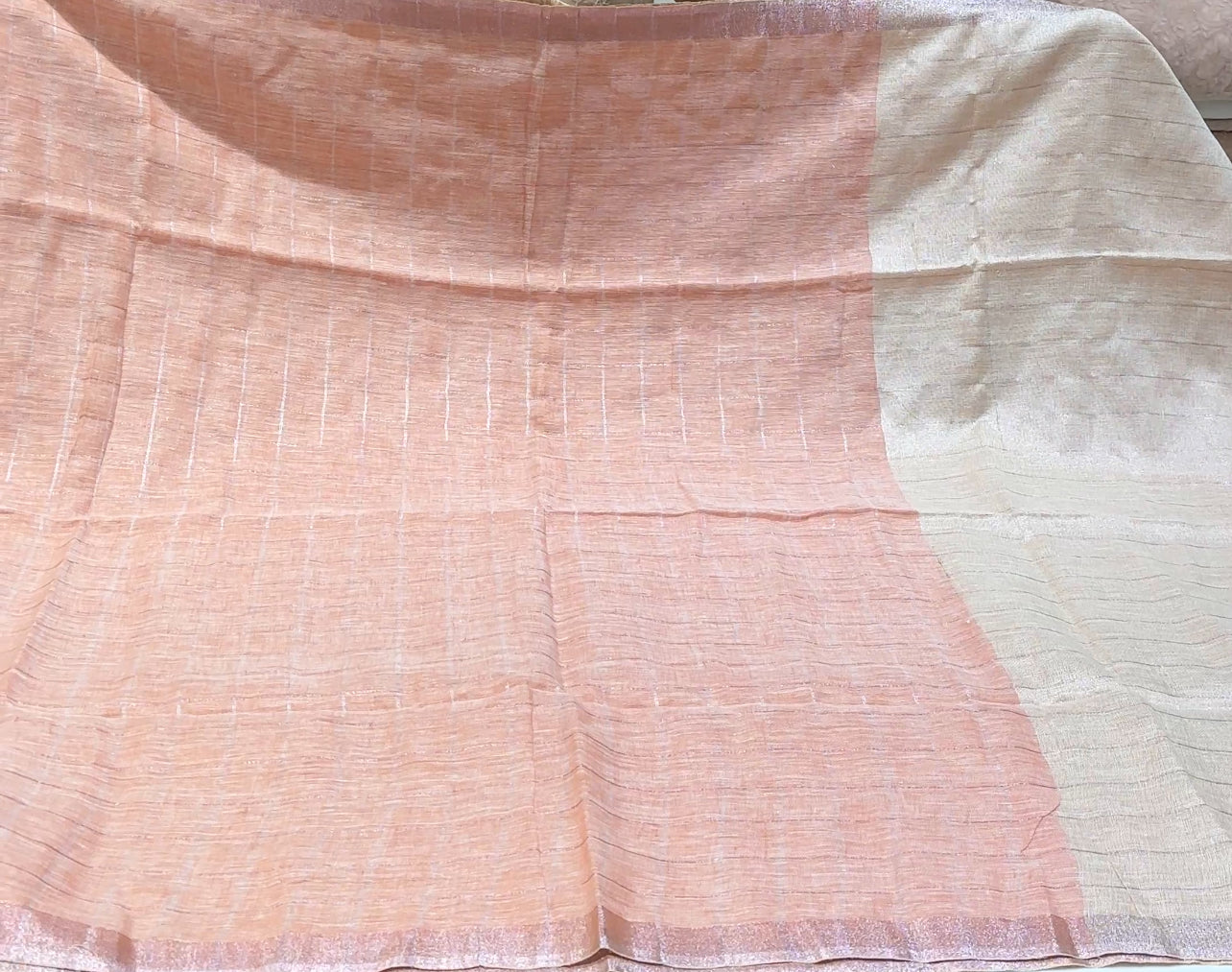 DESIGNER LINEN SAREE - IHA 16577