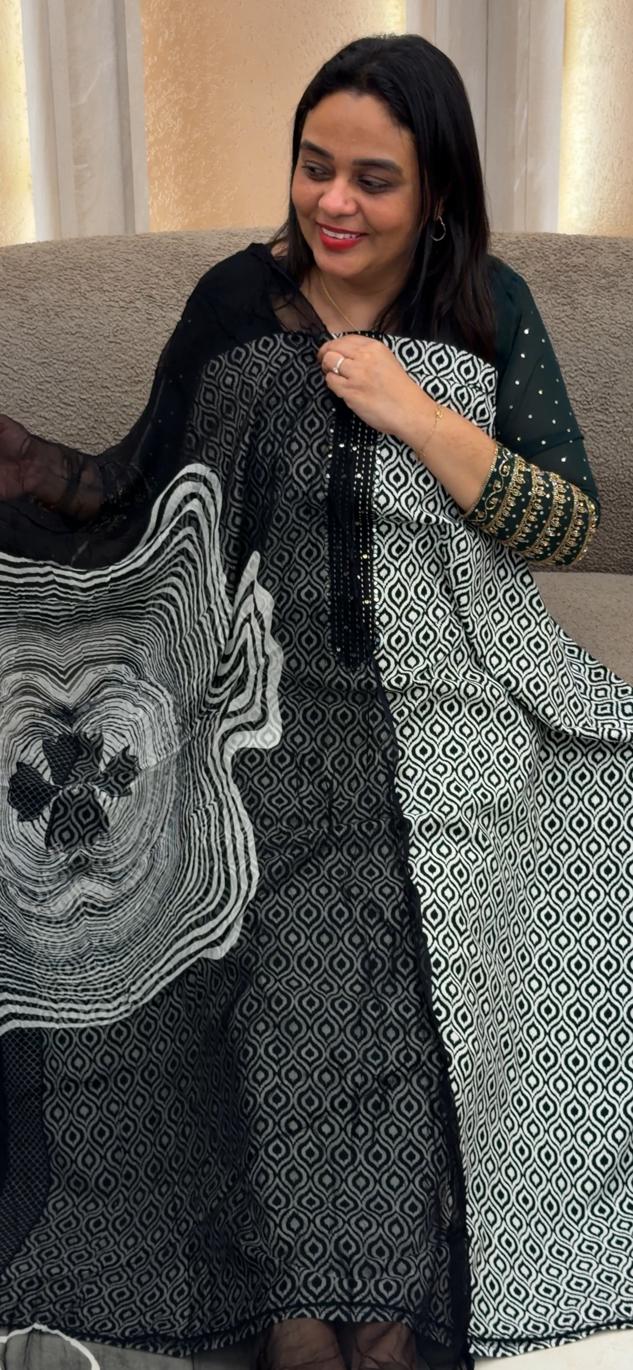 COTTON UNSTITCHED SALWRA SUITS - IHA 33240