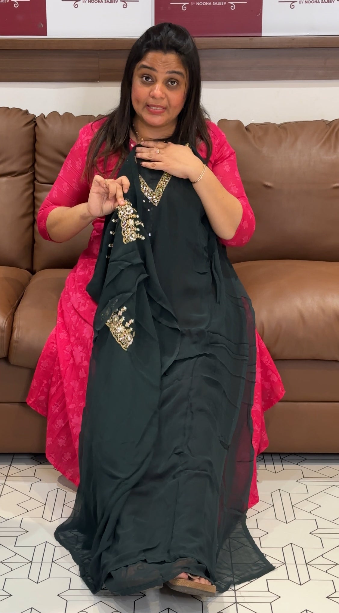 VISCOSE GEORGETTE UNSTITCHED SALWAR SUITS - IHA 27240
