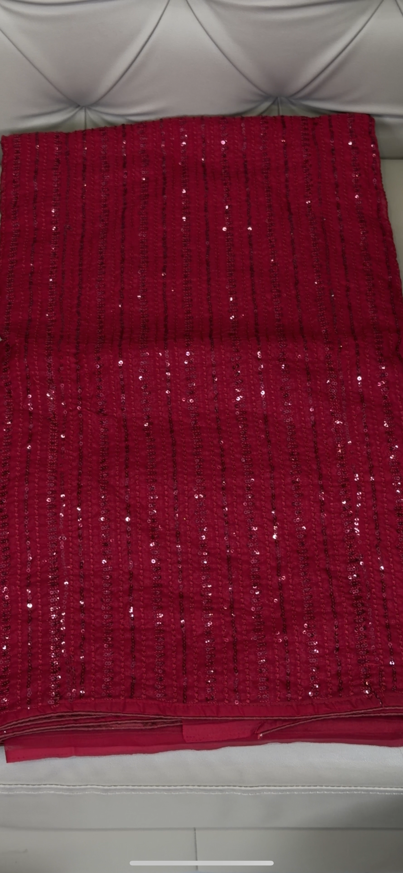 NYLON ORGANZA SAREES - IHA 28855