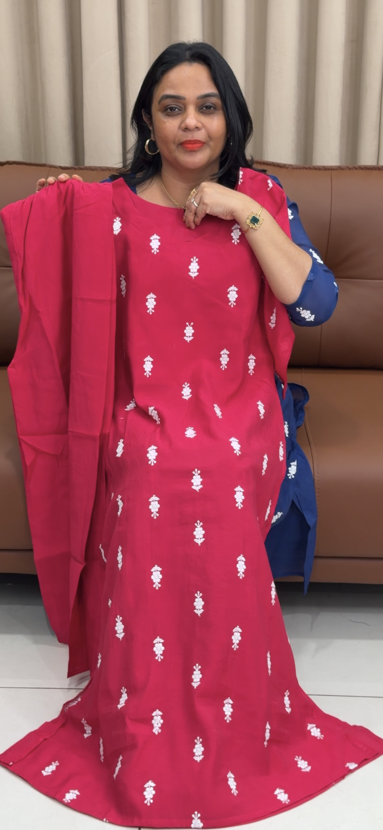 IHA'S IN-HOUSE MUL CHANDERI CO-ORDS - IHA 33548