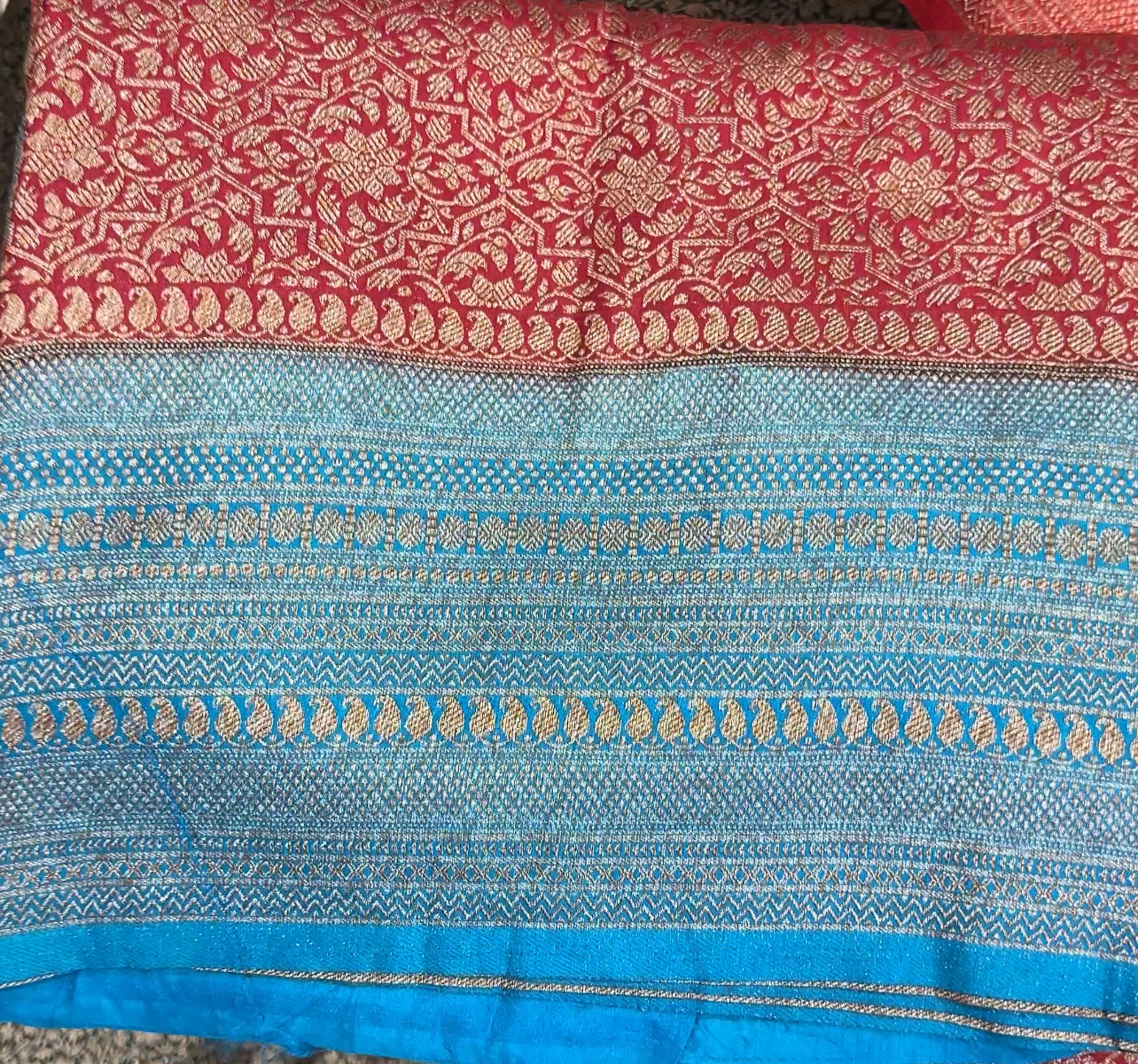 SEMI KATAN SAREE - IHA 18189