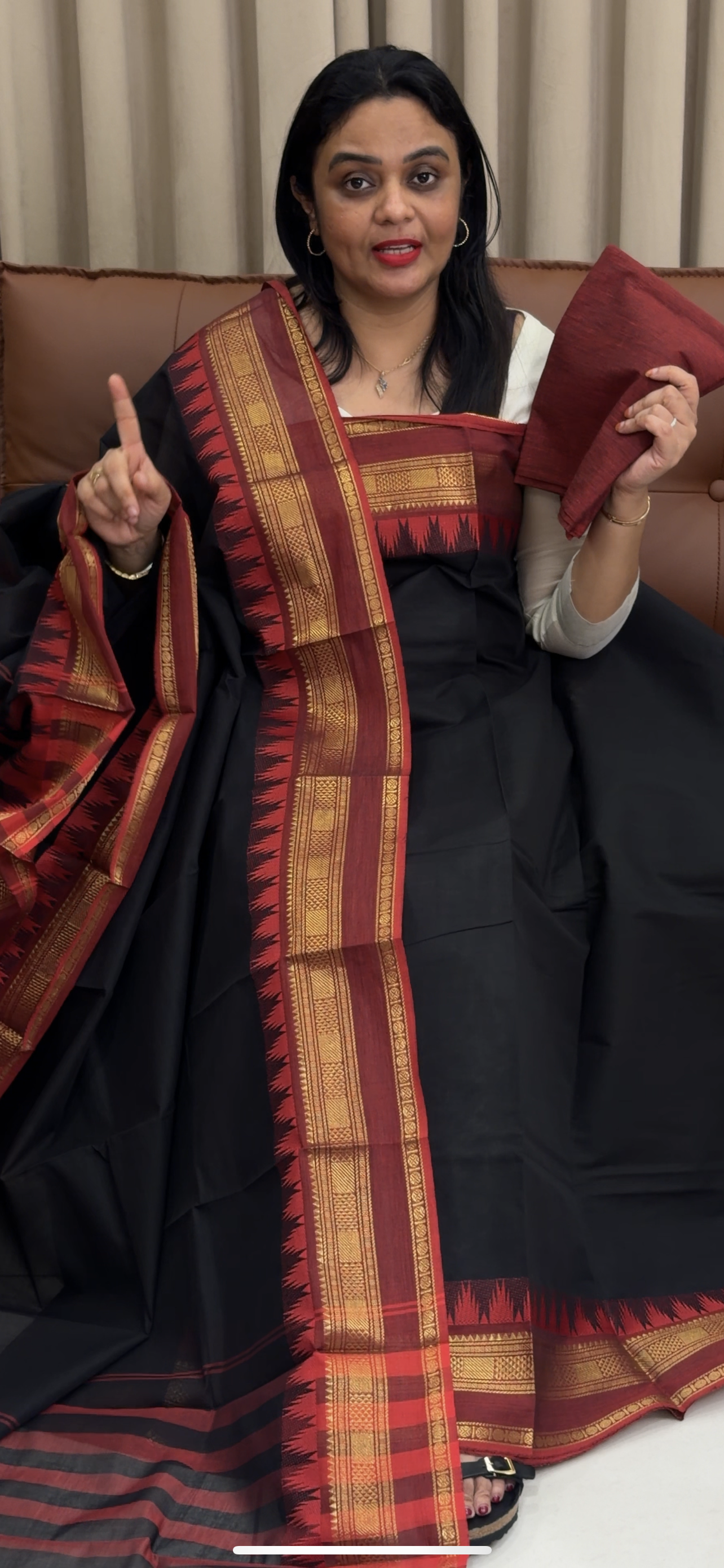 HANDLOOM UNSTITCHED SALWAR SUITS - IHA 33929