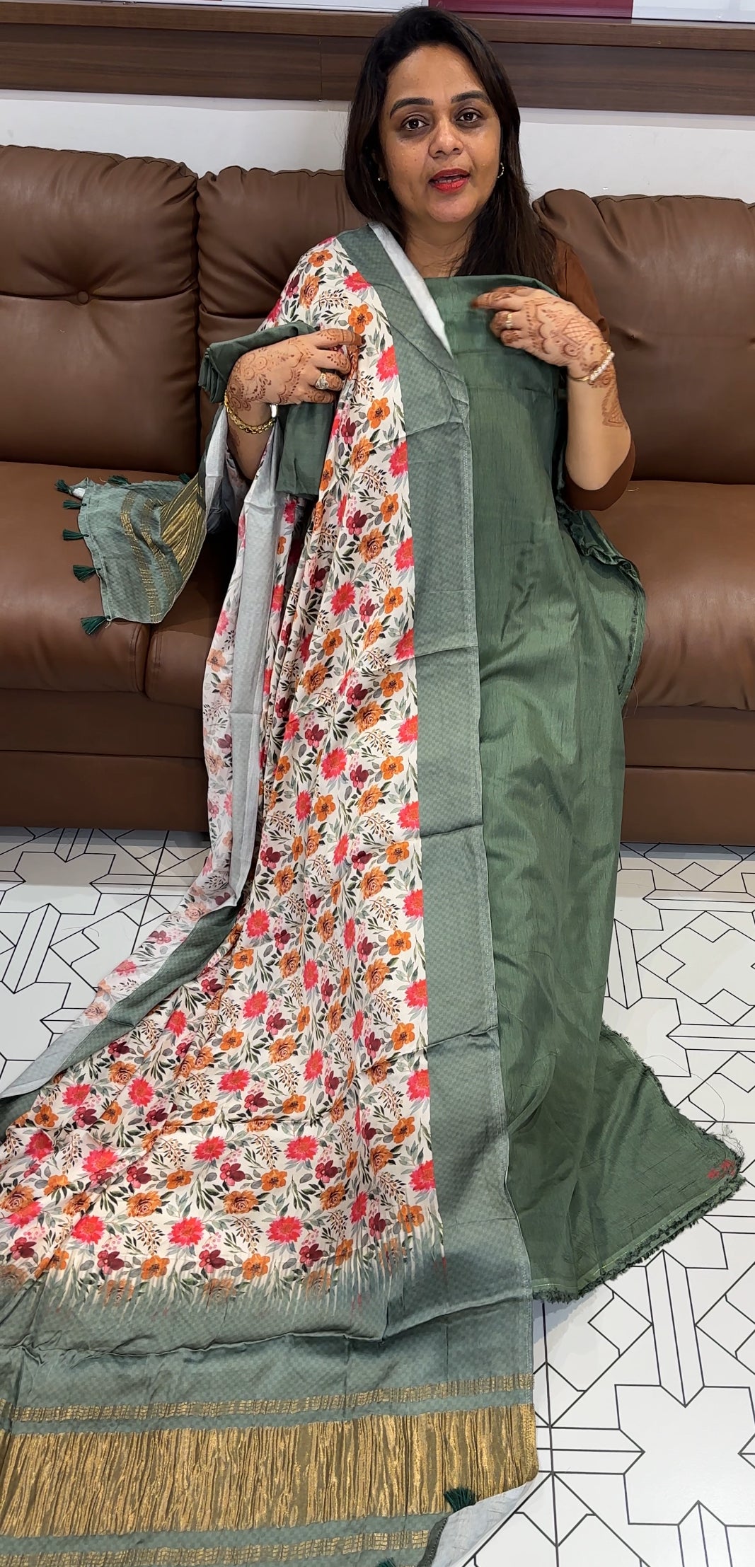 DOLA SILK UNSTITCHED SALWAR SUITS - IHA 23741
