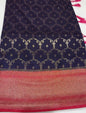 SEMI BANARASI SAREES - IHA 17458