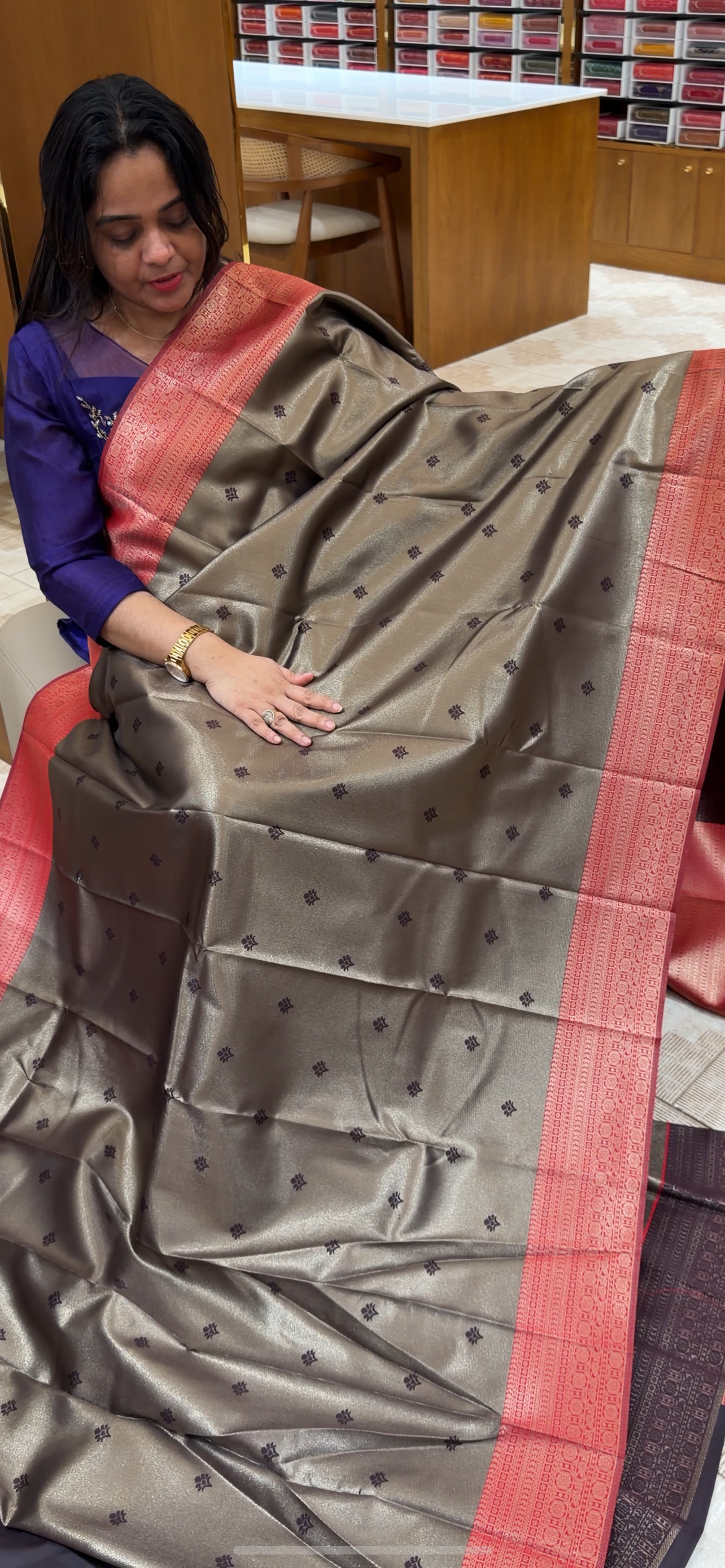 BUDGET BUY TISSUE SAREES - IHA 30397