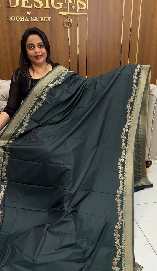 SEMI SILK SAREES - IHA 25869