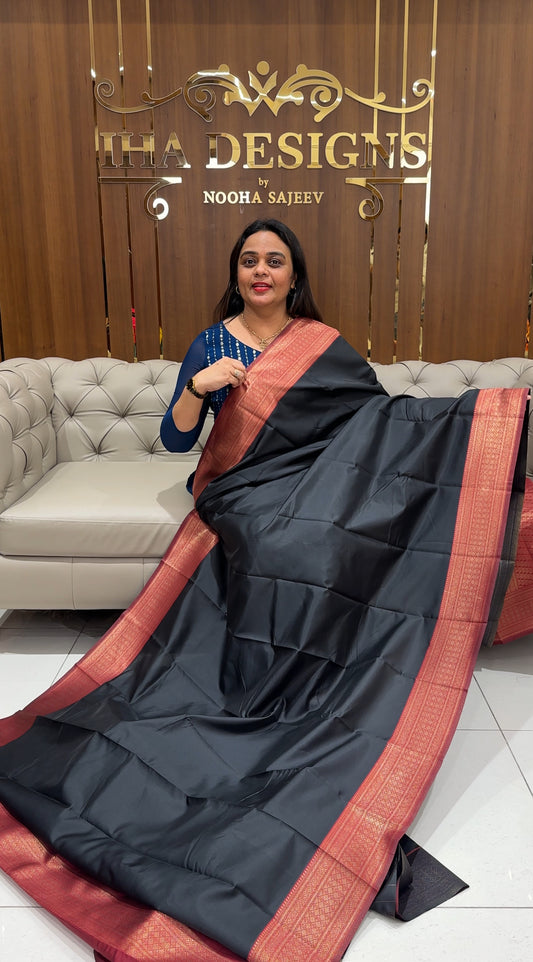 SEMI SILK SAREES - IHA 23290