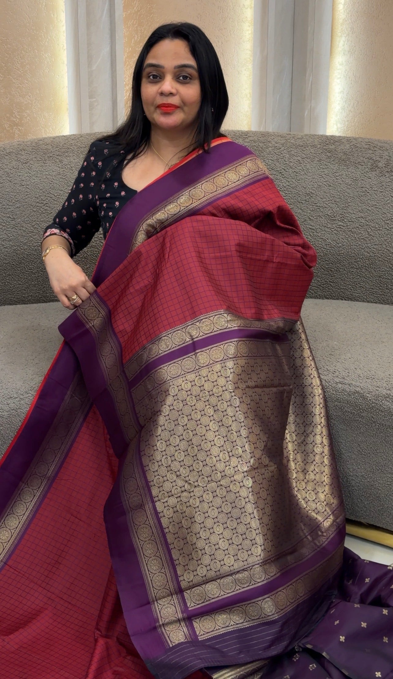 FORWARD SEMI SILK SAREES  - IHA 33389