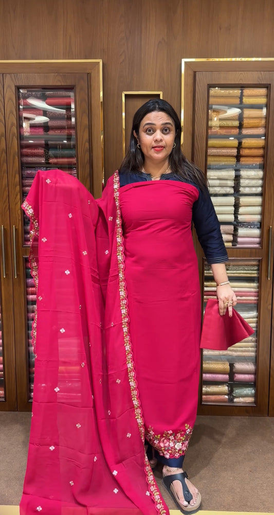 BUDGET BUY UNSTITCHED SALWAR SUITS - IHA 22374