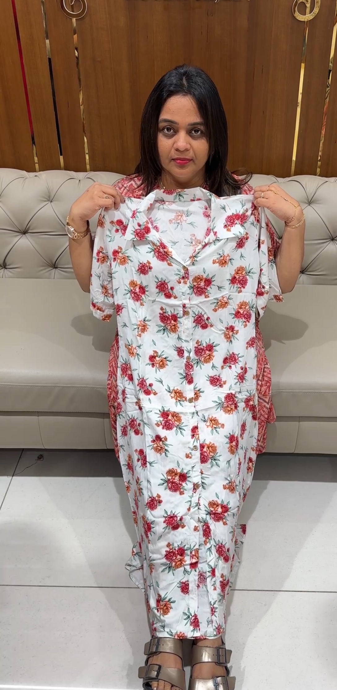 IHA'S IN-HOUSE PRINTED FROCKS - IHA 24424