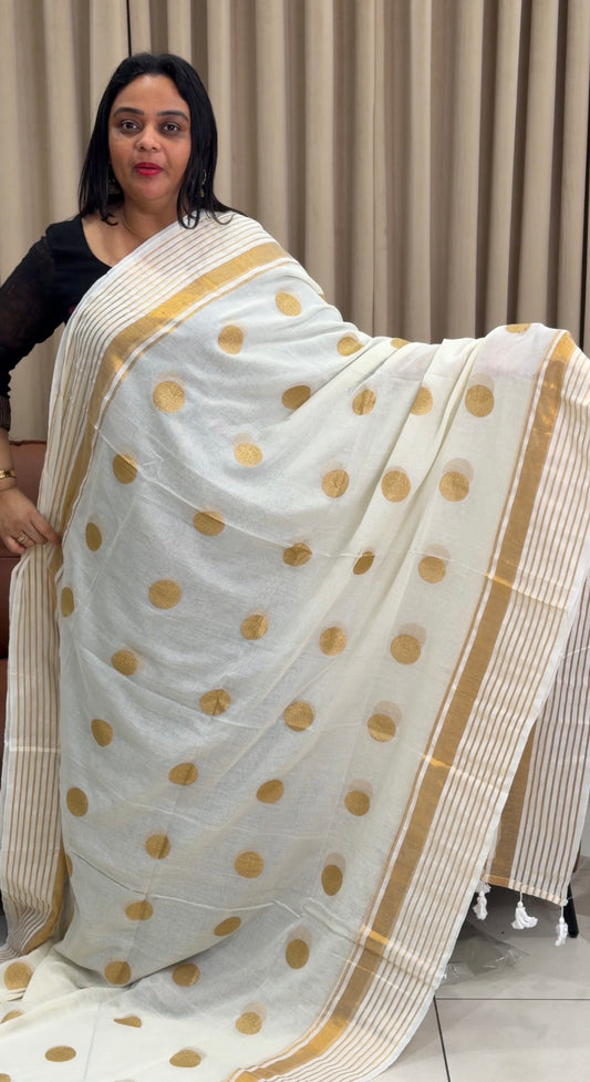MUL COTTON SAREES - IHA 34002
