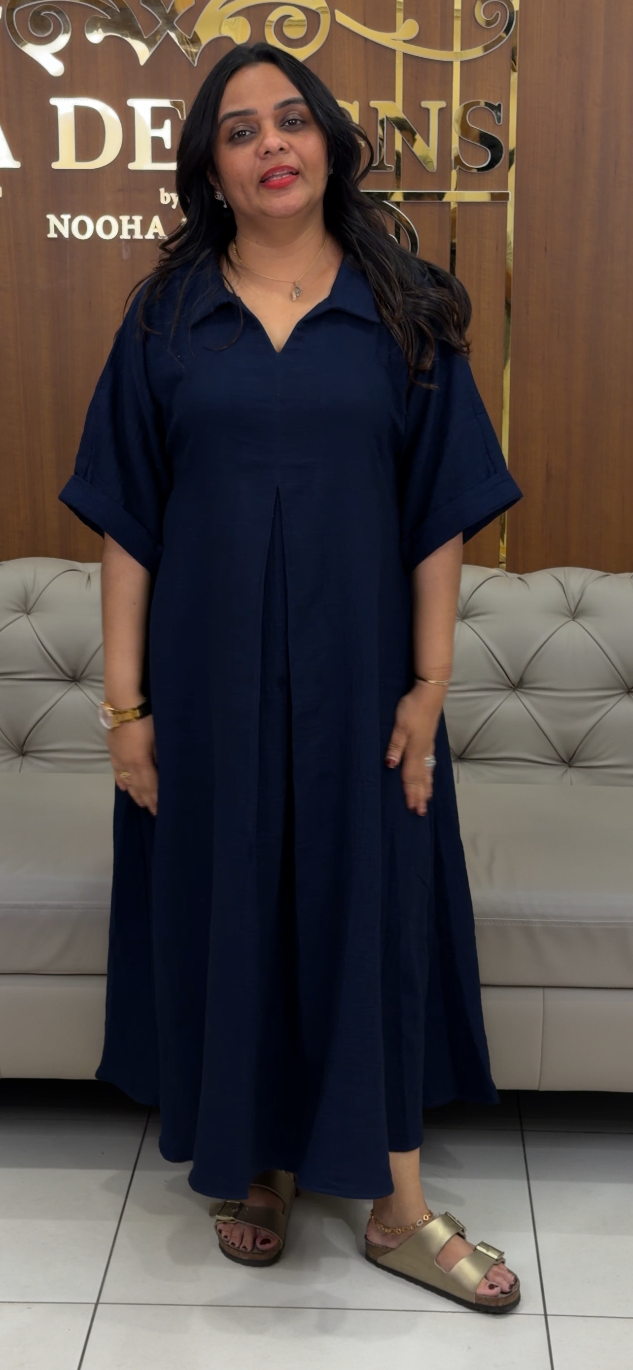 IHA'S IN-HOUSE LONG ALINE TOPS - IHA 32081