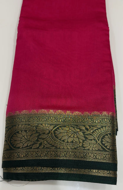 SOFT BANARASI SAREE - IHA 17519