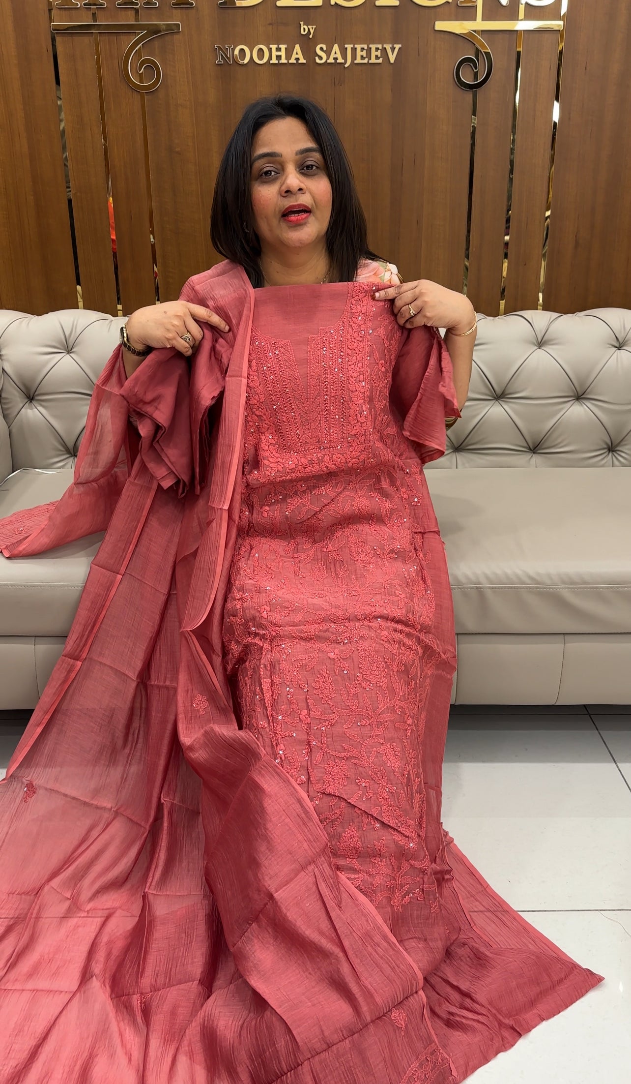 MUL CHANDERI UNSTITCHED SALWAR SUITS - IHA 25330