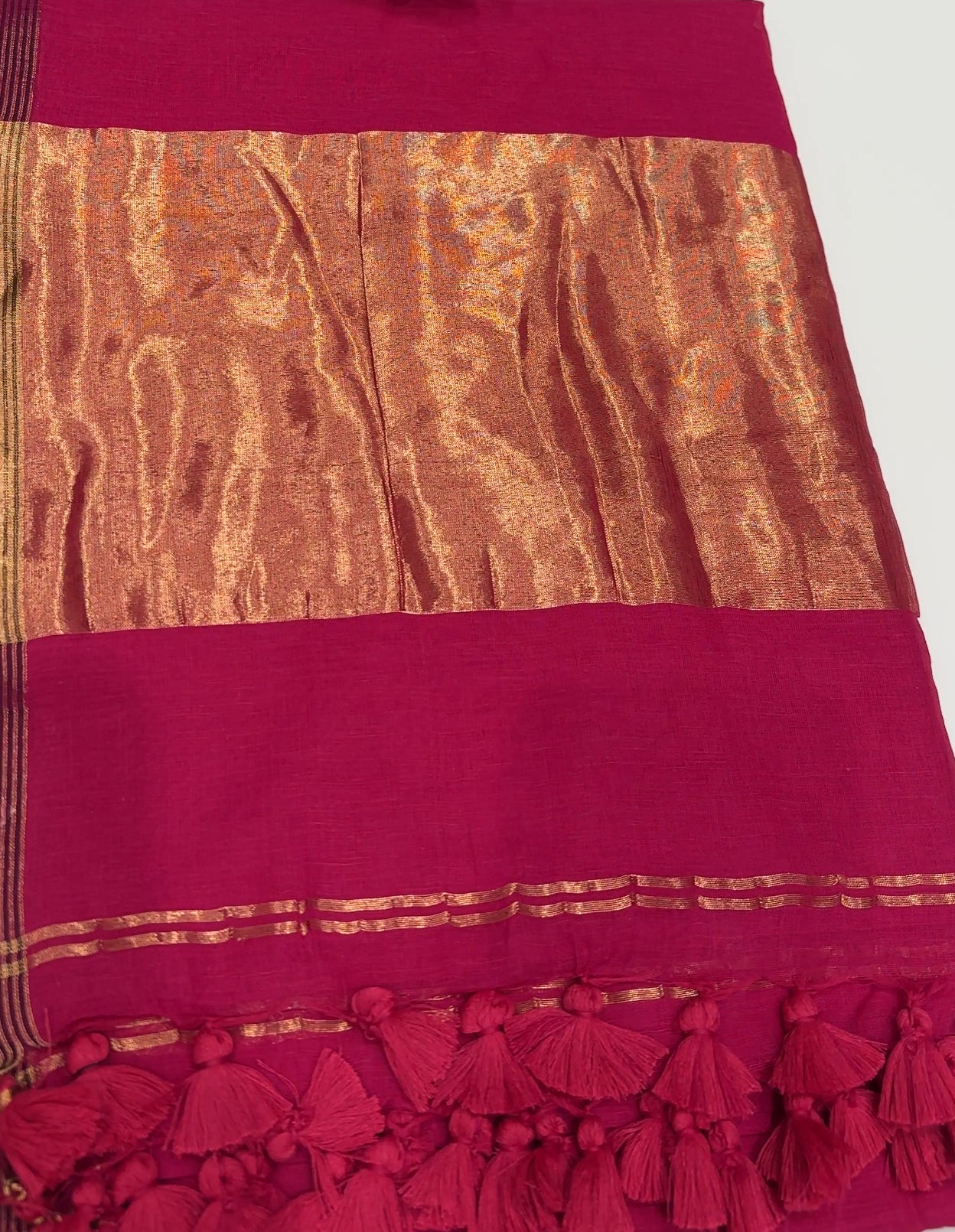 KHADDI COTTON SAREE - IHA 16220