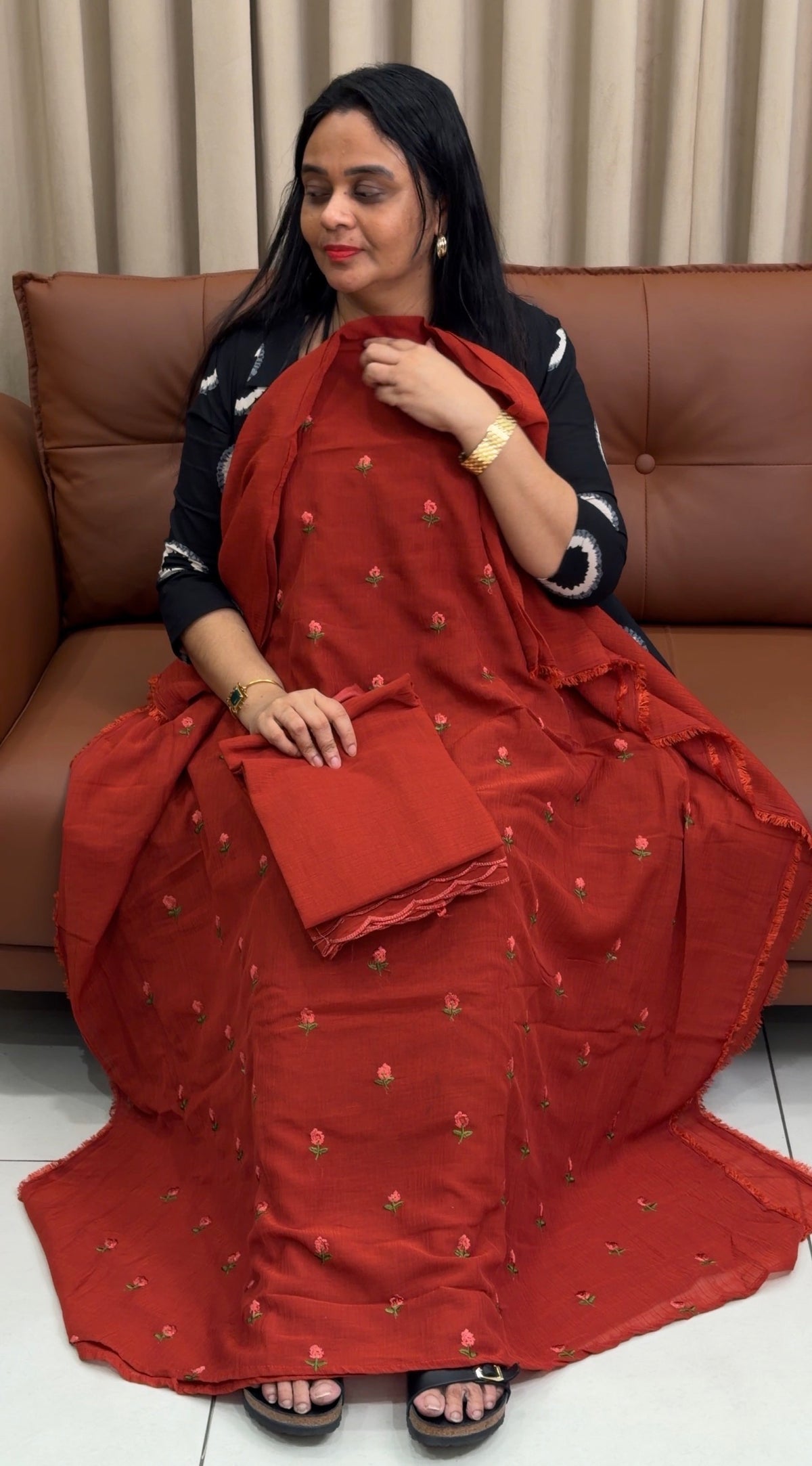 OFFER SALES UNSTITCHED SALWAR SUITS - IHA 35390