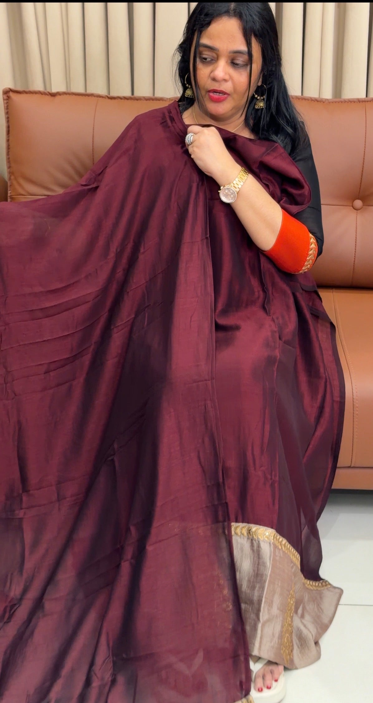 IHA'S IN-HOUSE SEMI RAW SILK UNSTITCHED SALWAR SUITS - IHA 34565