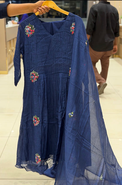 PARTY WEAR TOP,BOTTOM AND DUPATTA - IHA 35423