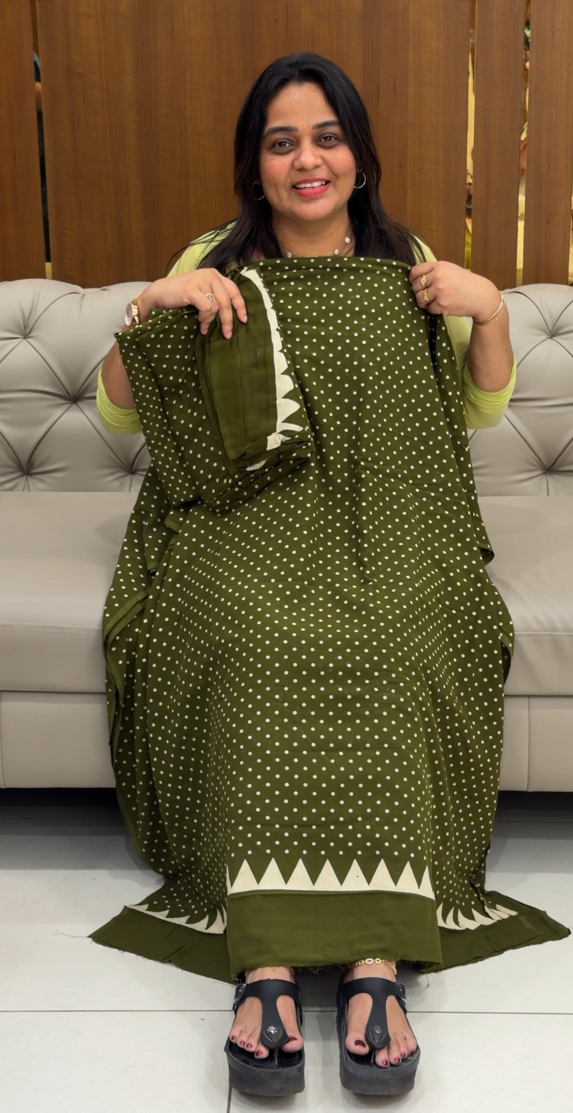 FORWARD COTTON PRINTED UNSTITCHED SALWAR SUITS - IHA 28743