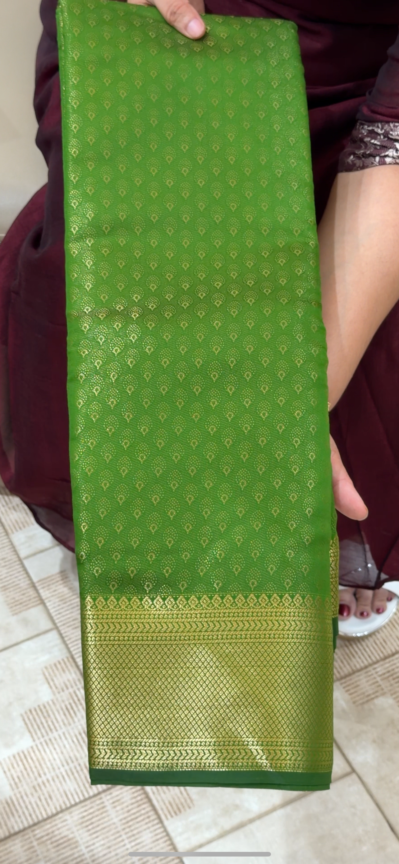 SEMI BROCADE SAREES - IHA 29092