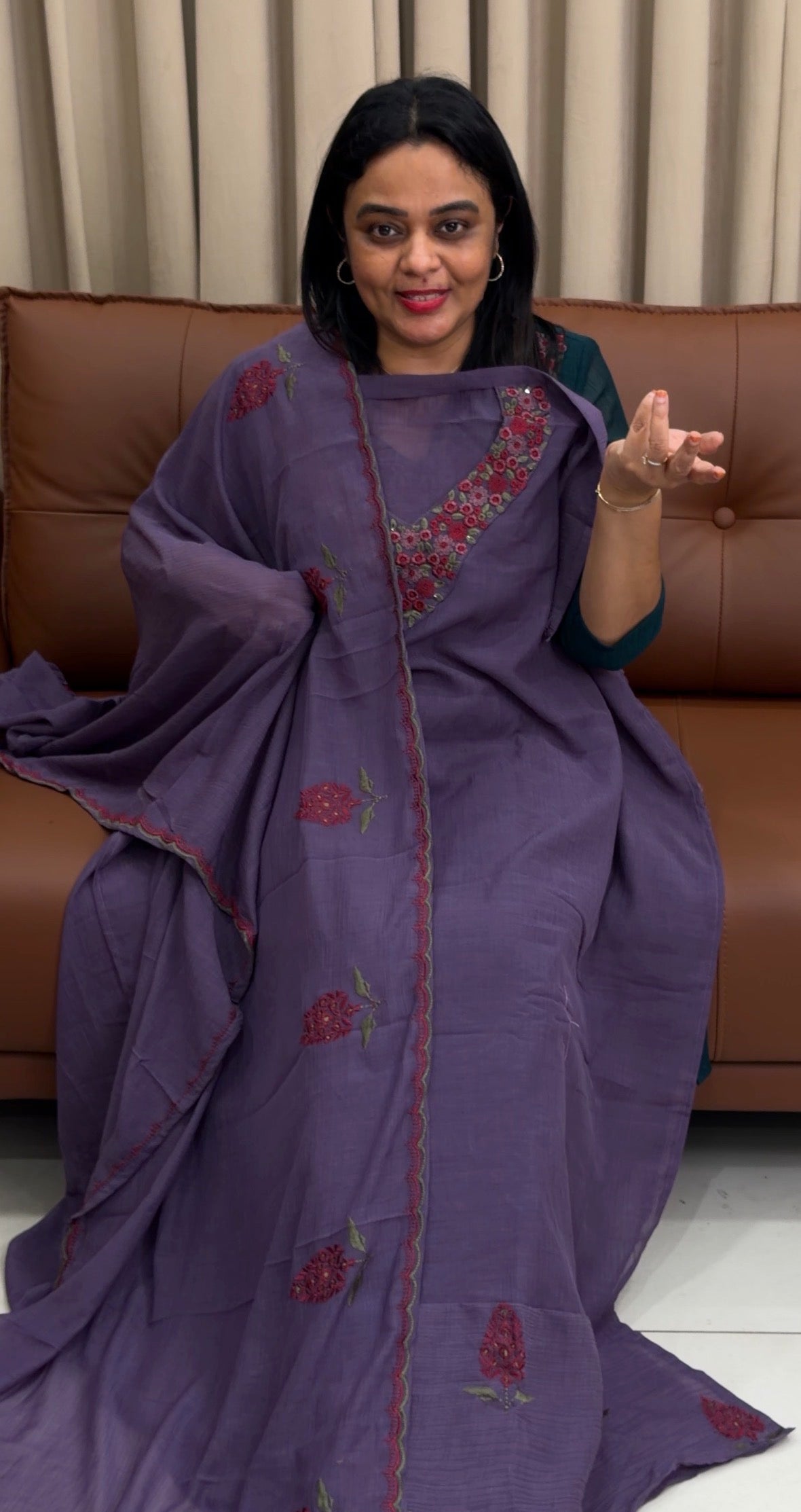 MUL CRUSHED UNSTITCHED SALWAR SUITS - IHA 33890