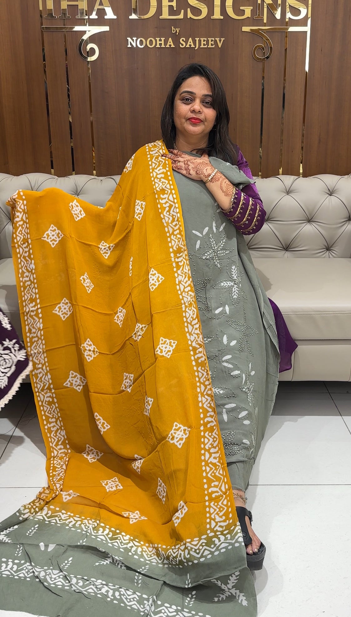 VISCOSE GEORGETTE UNSTITCHED SALWAR SUITS - IHA 23691