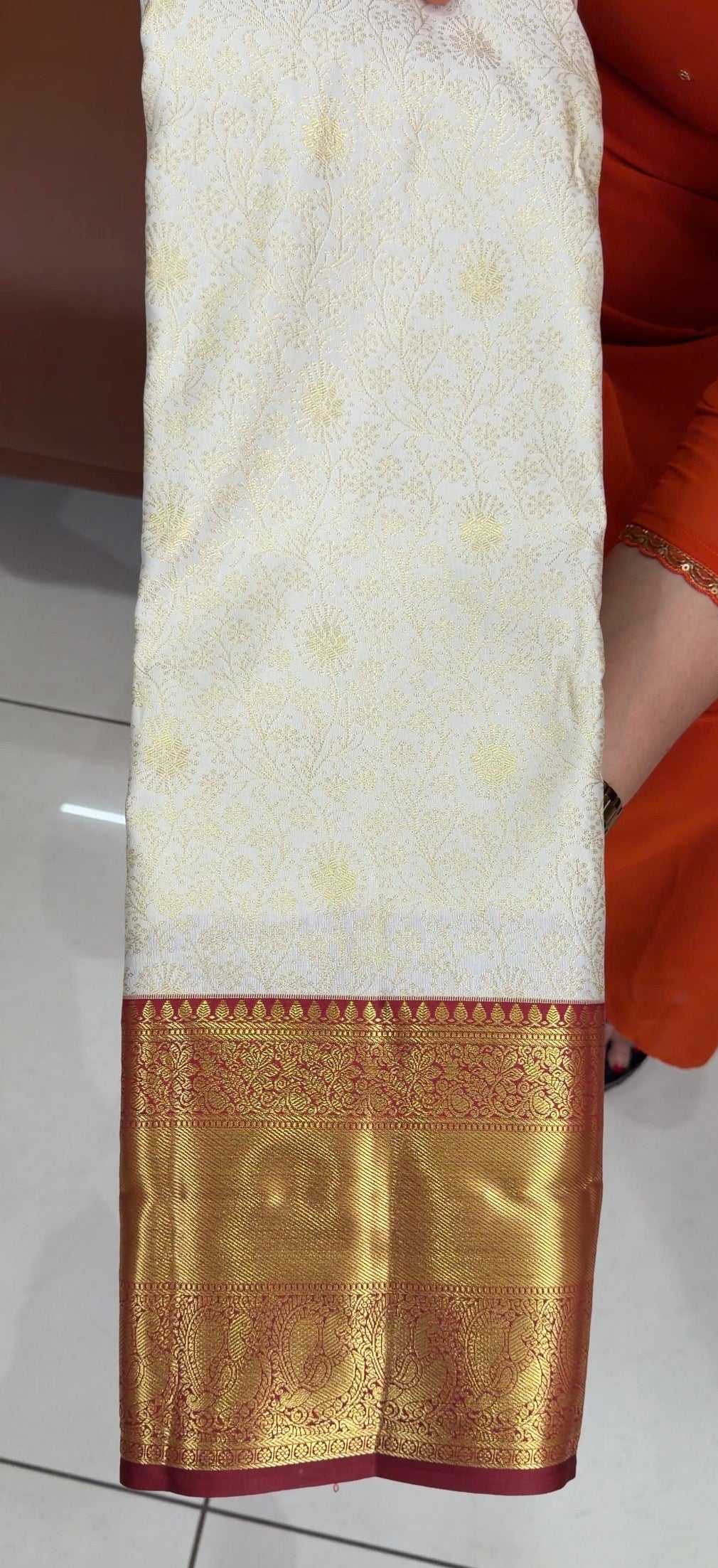 SEMI KANCHIPURAM SAREES - IHA 34254