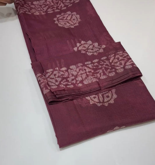 BATIK PRINTED SAREES - IHA 25088