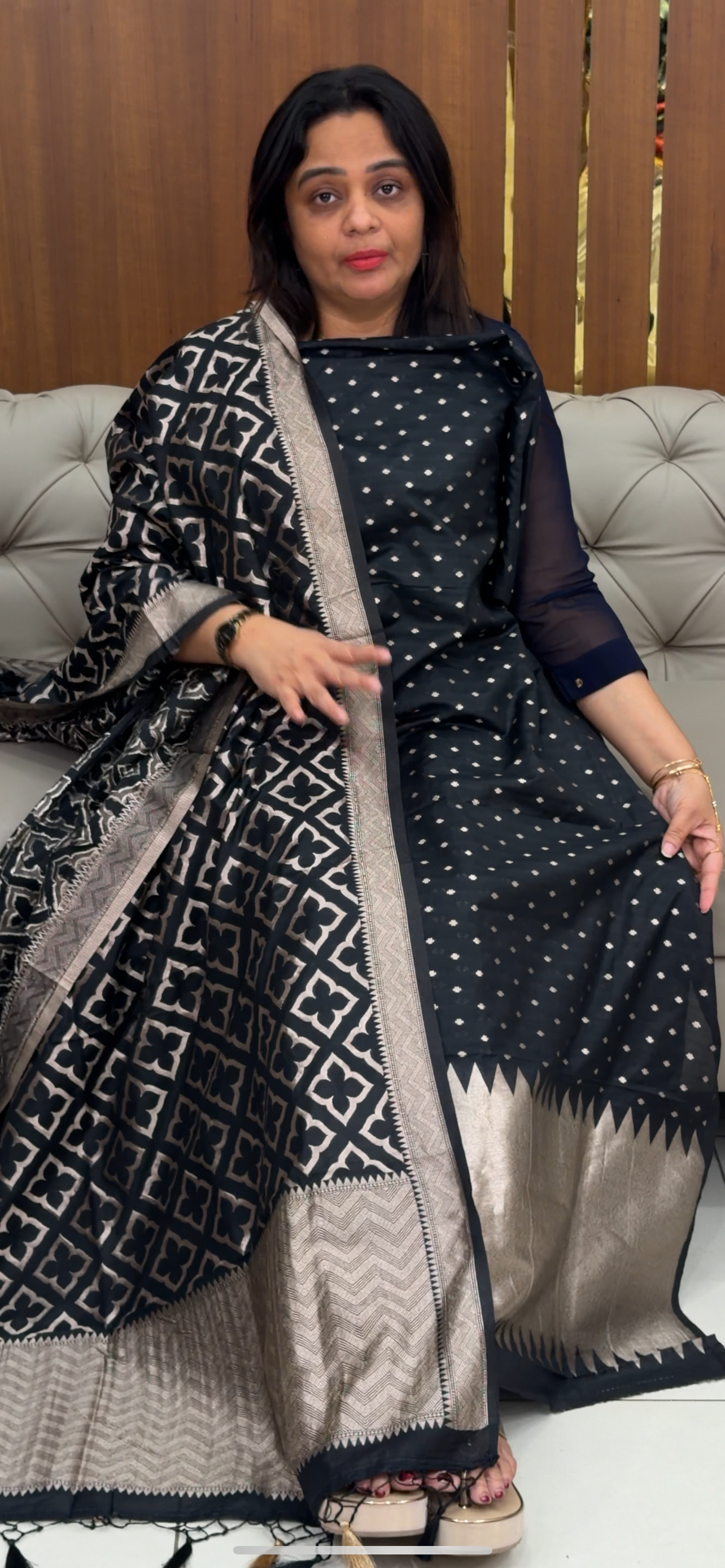 BANARASI UNSTITCHED SALWAR SUITS - IHA 29511