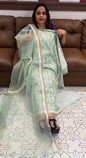 SATIN COTTON  UNSTITCHED SALWAR SUITS - IHA 16787