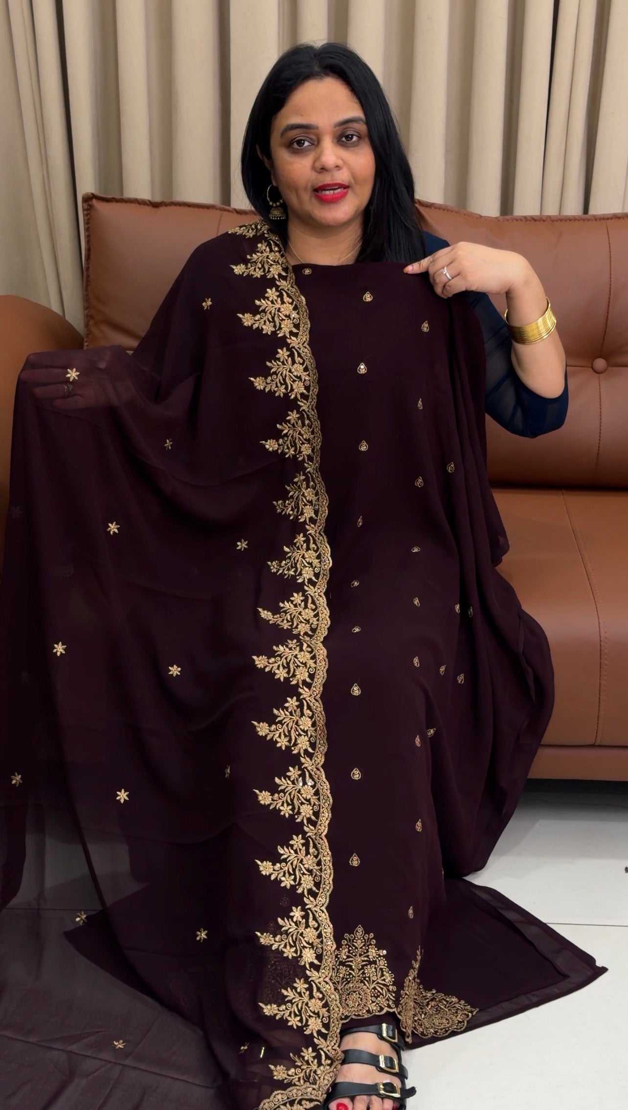 FORWARD FAUX GEORGETTE UNSTITCHED SALWAR SUITS - IHA 34126