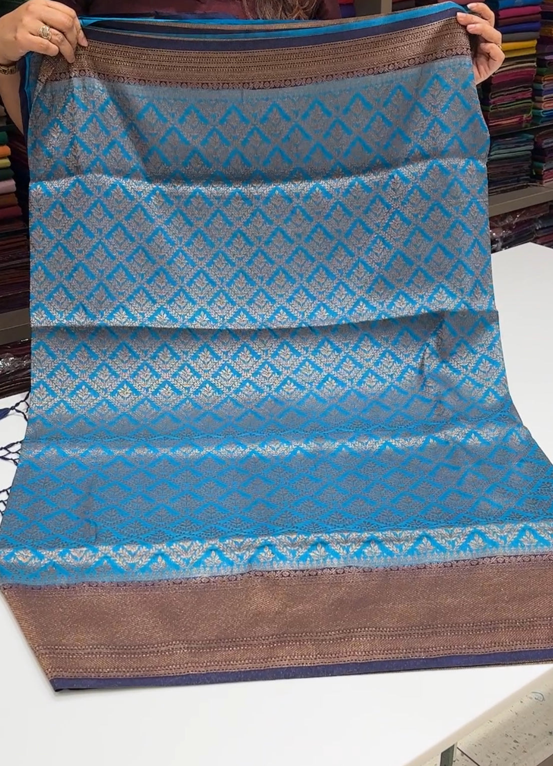 SEMI KATAN SAREES - IHA 15239