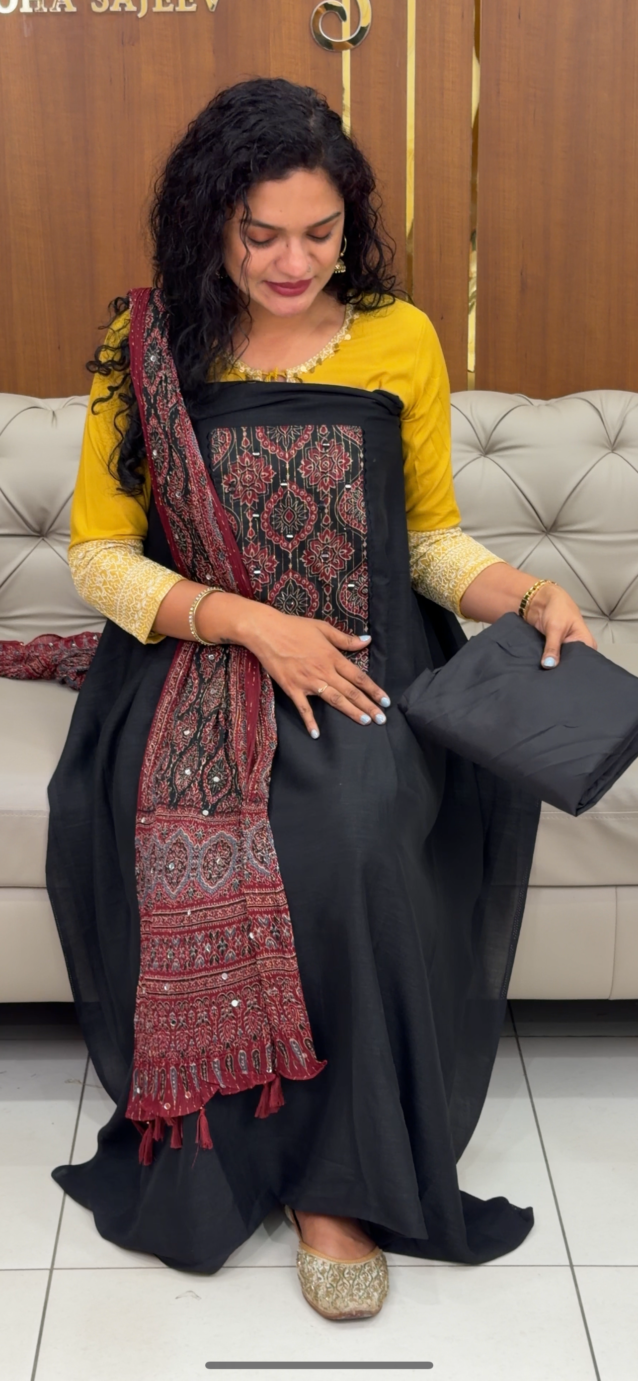 VICHITRA SILK UNSTITCHED SALWAR SUITS - IHA 29434