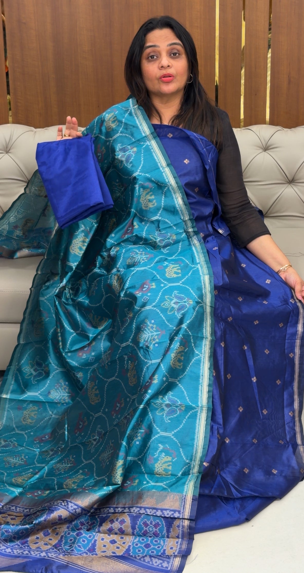 SEMI RAW SILK UNSTITCHED SALWAR SUITS - IHA 29316