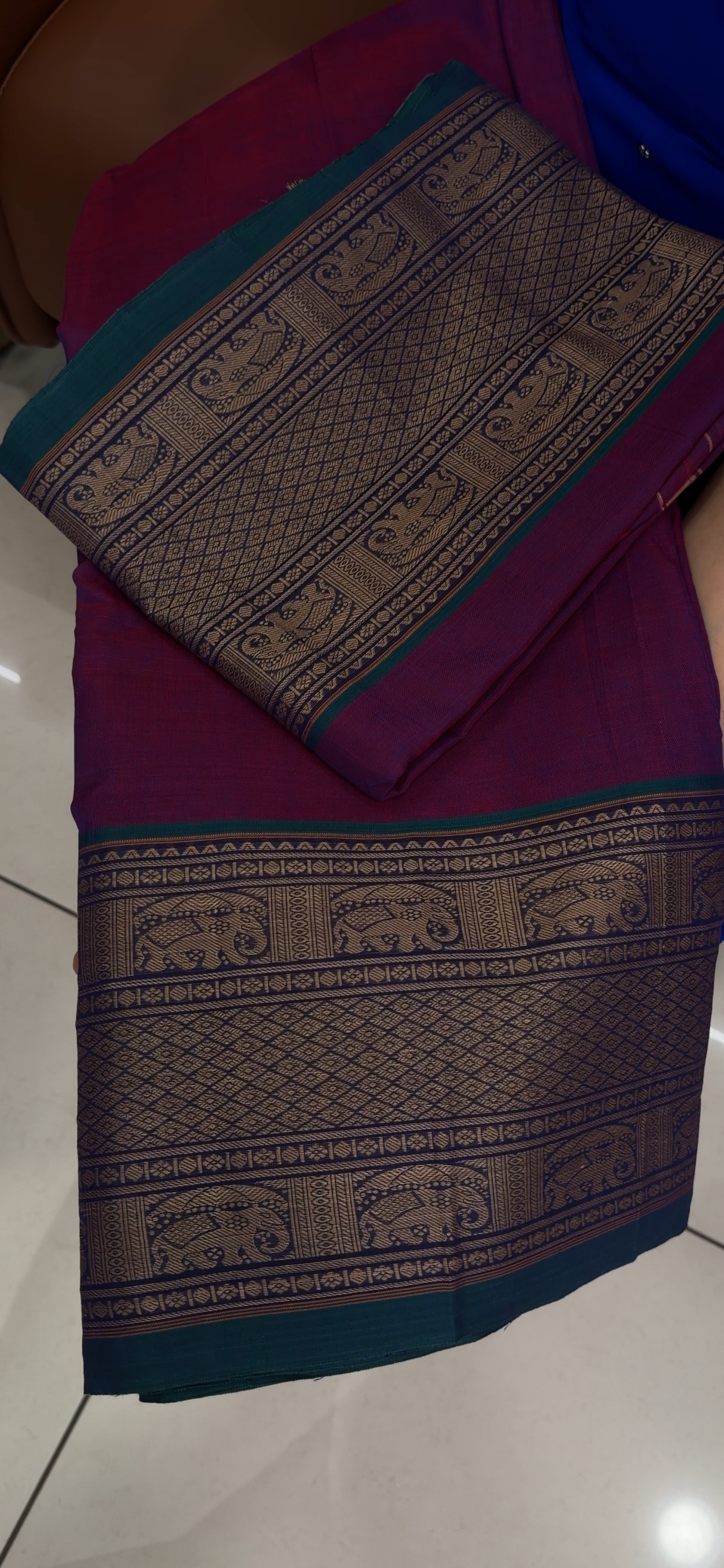 HANDLOOM UNSTITCHED  SALWAR SUITS - IHA 33771