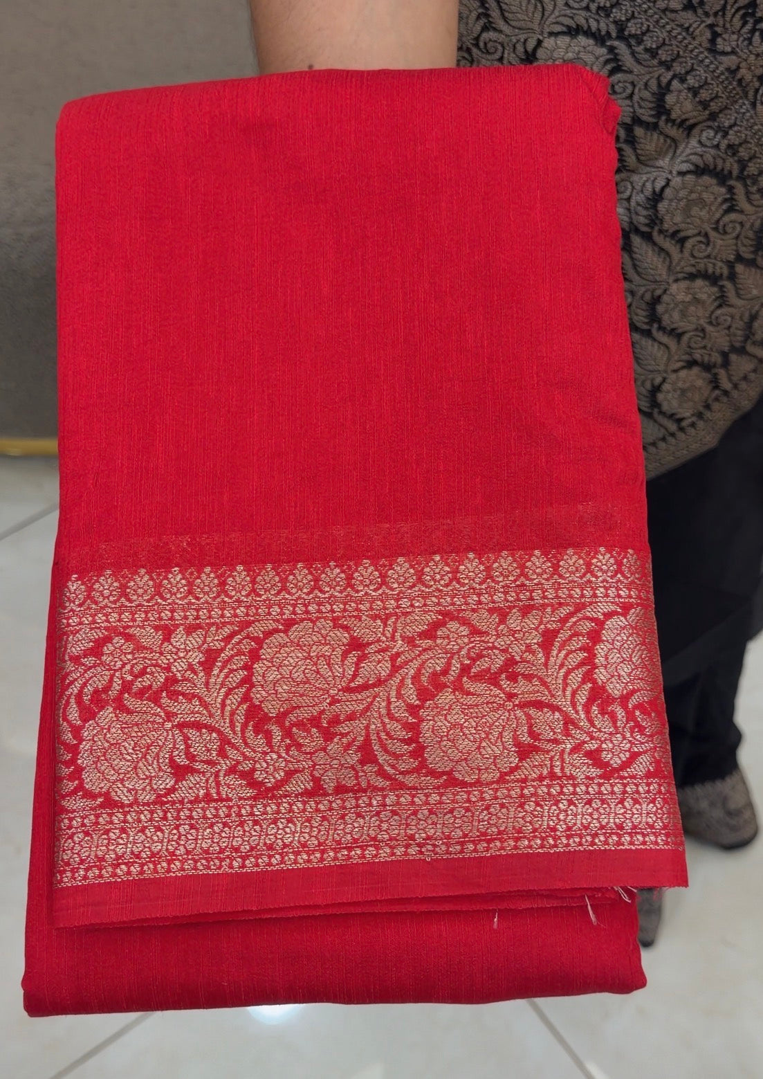 SEMI BANARASI SAREES - IHA 33214