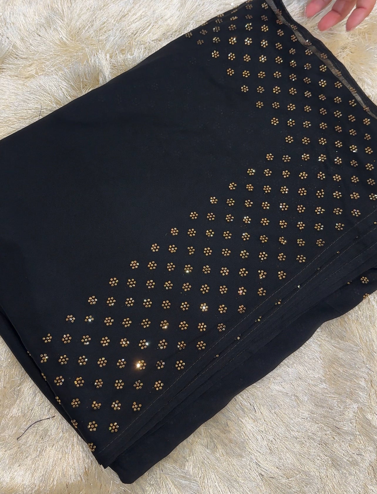 SILKY GEORGETTE SAREES - IHA 27784