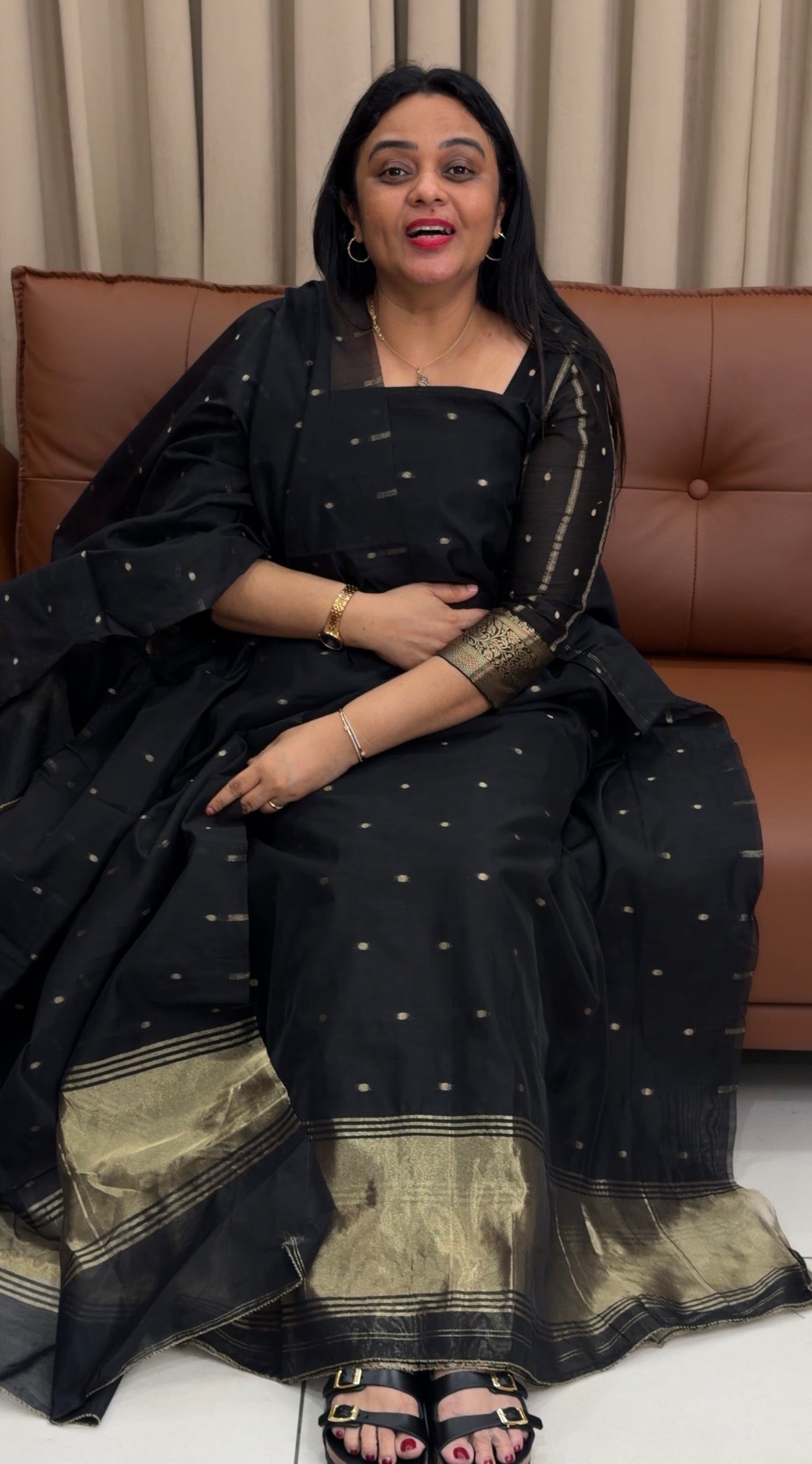 FORWARD JAMDANI TOP,BOTTOM AND DUPATTA  - IHA 33889