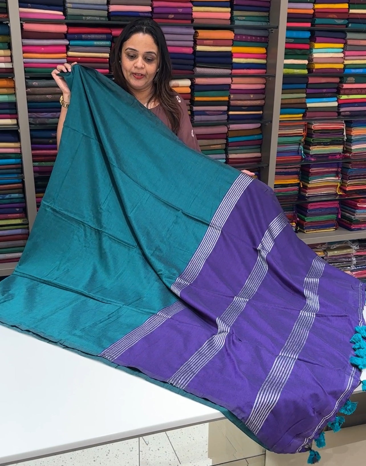 BUDGET BUY COTTON SAREES - IHA 16121