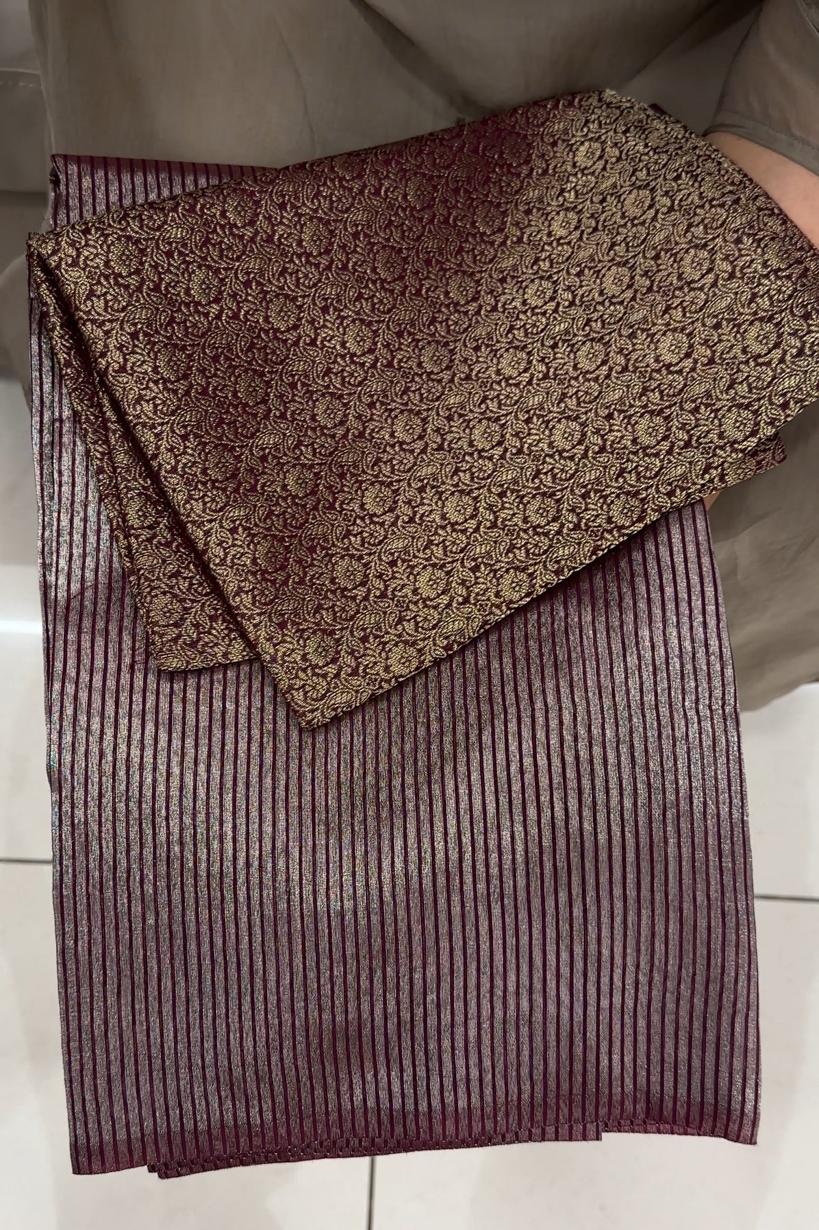 SEMI BANARASI SAREES - IHA 27053