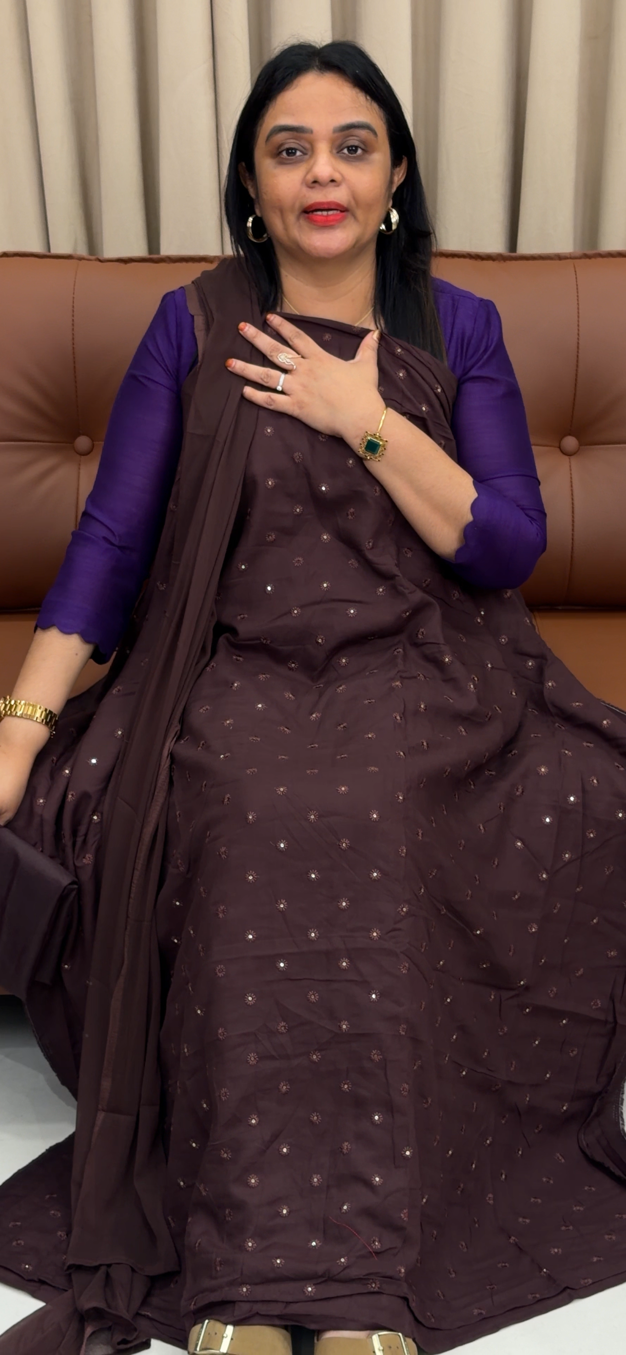 VISCOSE RAYON UNSTITCHED SALWAR SUITS - IHA 33434