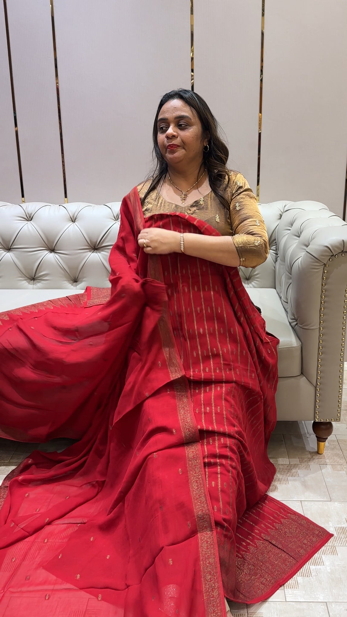 VISCOSE GEORGETTE UNSTITCHED SALWAR SUITS - IHA 22709