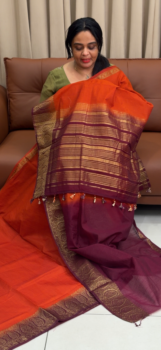SEMI JUTE SAREES - IHA 35379