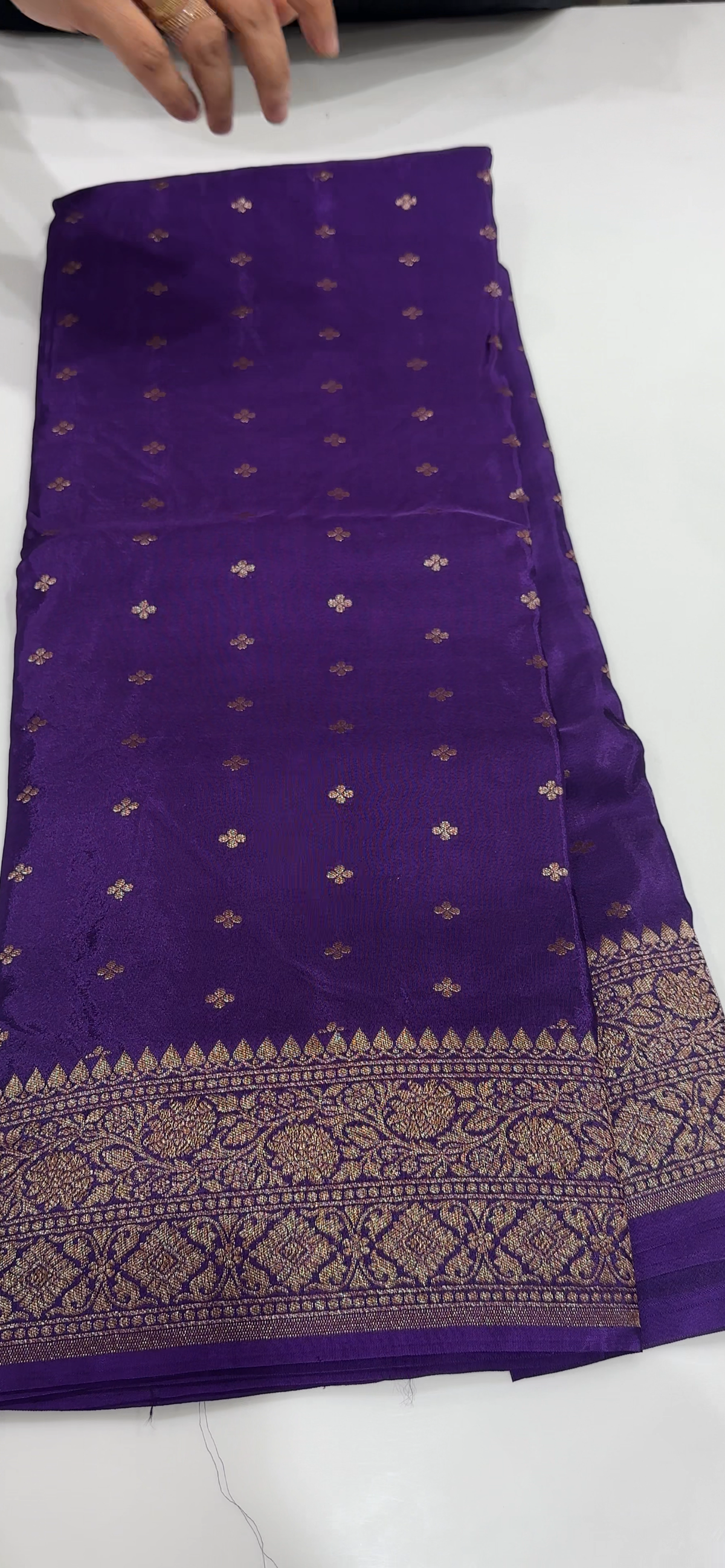 VISCOSE CRAPE SAREES - IHA 35493