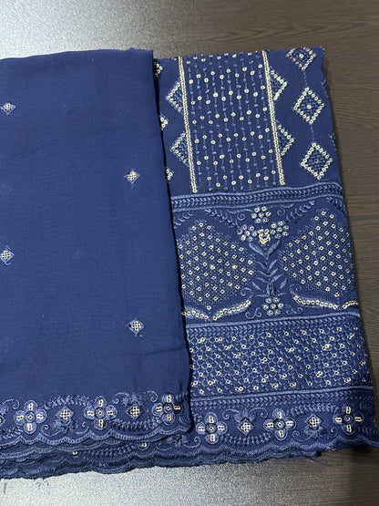 OFFER SALES UNSTITCHED SALWAR SUITS -  IHA 34160