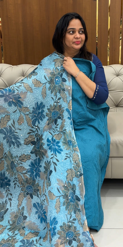 COTTON HAKOBA UNSTITCHED SALWAR SUITS- IHA 28809